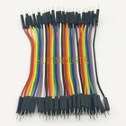 .40Pcs10CM Dupont Male To Male Jumper Wire Ribbon Cable for Breadboard ...