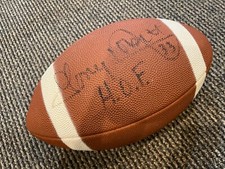 TONY DORSETT PITT UNIVERSITY OF PITTSBURGH SIGNED FOOTBALL COWBOYS #33 JSA
