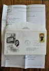 INDIANA STATEHOOD JONATHAN JENNINGS 1966  AYERST COMMERCIAL FDC + COMPLT LETTER