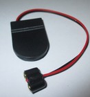 Kahlert Batteriehalter + Kupplung schwarz m. Schalter für 1 x CR2032 *NEU/OVP*