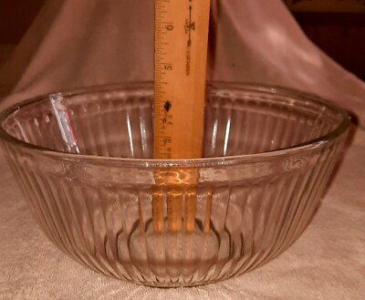 Pyrex 7403-S Ribbed Clear Mixing Nesting Bowl 10 Cups 2.5L Vintage | eBay