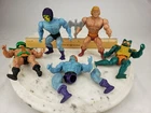 Vintage MOTU HE-MAN 1981 Masters of the Universe Figures Soft Head Skeletor Toys