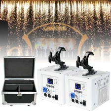 1-4PCS 800W Cold Spark Machine Waterfall Effect Stage Wedding Events with Case
