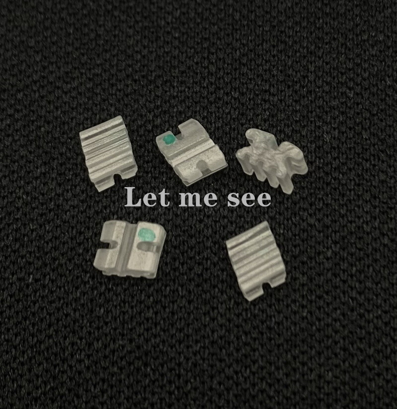 Dental Orthodontic Brackets Braces Zirconia ceramic Mini Roth 022 345 Hooks