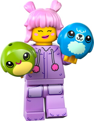 LEGO  - Minifigs - Collectible Minifigures - col27-5 - Plüschtiersammlerin (7104
