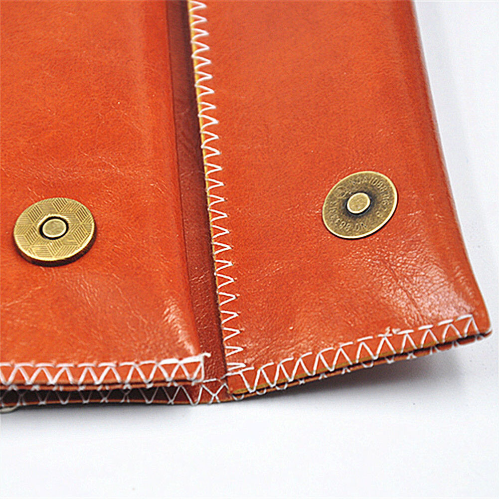 Leather Cigarette Tobacco Pouch Bag Filter Rolling Paper Tobacco Ne