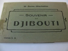 1920 'S  DJIBOUTI  SOUVENIR POSTCARD BOOKLET ( 20 PC ) HORN OF AFRICA FREE SHIP