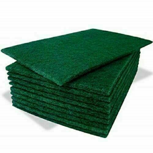 Green Scouring Pads Heavy Duty Cleaning Scrubbing Pads Scourers 22x16cm - Picture 8 of 24