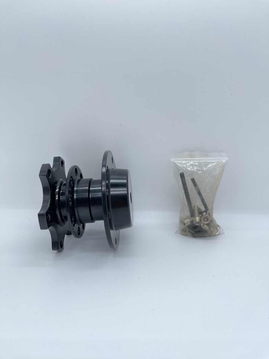 Momo Style steering wheel hub quick release Titanium blue Momo Style steering wheel hub quick release Titanium blue