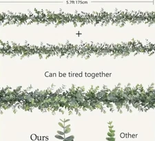 Wedding Eucalyptus Garland (Two Strands Included)