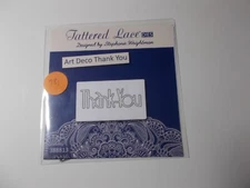 Tattered Lace Art Deco Thank You Die (781)