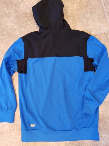 Sugoi Titan Cycling Hoodie Thermal Men's Large Full-zip Performance Jacket Blue - Picture 8 of 10