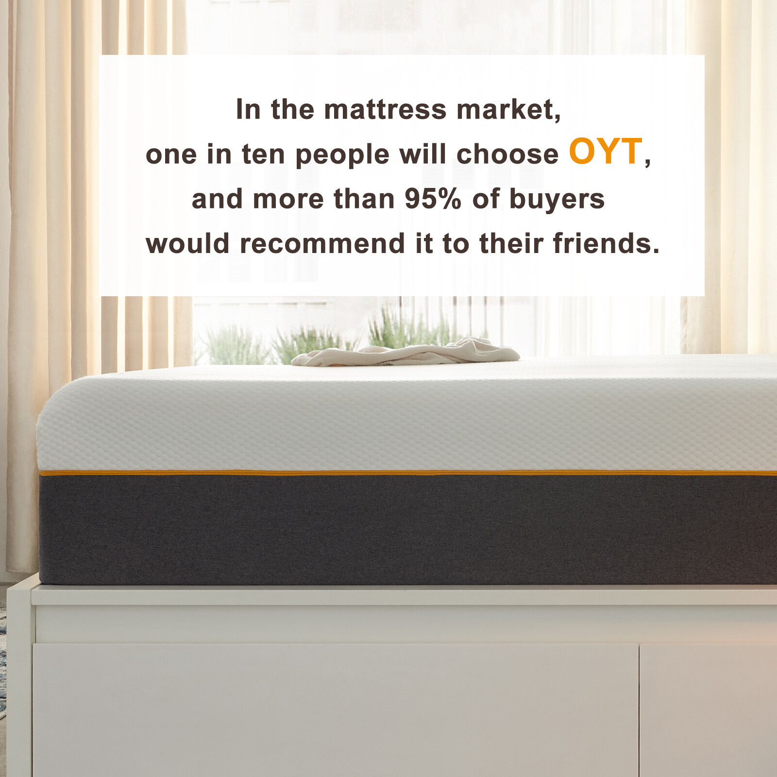 10 Inch Full Size Gel Memory Foam Mattress With CertiPURUS Bed