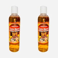 2 PACK- SANTA MUERTE Llama Clientes Agua Espiritual Levanta Negocio Dinero 16 oz