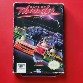 Juego Nintendo NES Days of Thunder con Caja y Manual Funciona Tom Cruise Racing