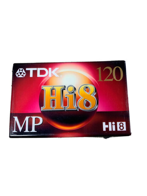 TDK MP 120 Hi8 8mm Blank Camcorder Video Cassette Tape New MP  120