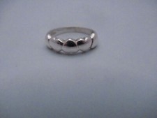 Sterling Silver 5 Hearts Ring