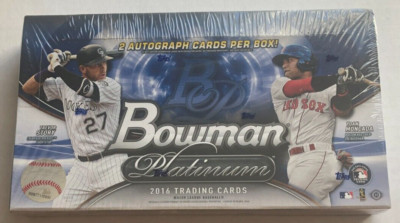 2016 Bowman Platinum Baseball Hobby Box-Factory Sealed