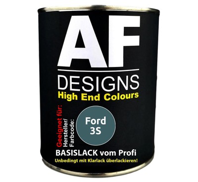 1L Autolack für Ford 3S Neptune Green Metallic  Autolack Spritzfertig