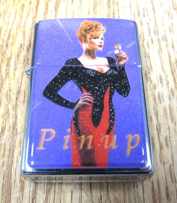 Zippo Vintage Lighter 1996 Salutes Pin Up Girls Joan NOS SEALED