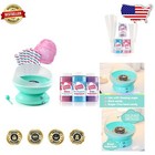 Retro Cotton Candy Maker: 3 Delicious Flavors and 50 Cones for Nostalgic Fun