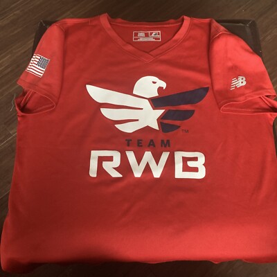 New Balance Womens Large T-Shirt Team RWB | eBay