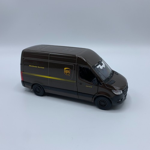 5" UPS Mercedes Benz Sprinter Diecast Modell Spielzeugauto Lieferwagen Kinsmart 1:48 - Bild 2 von 7