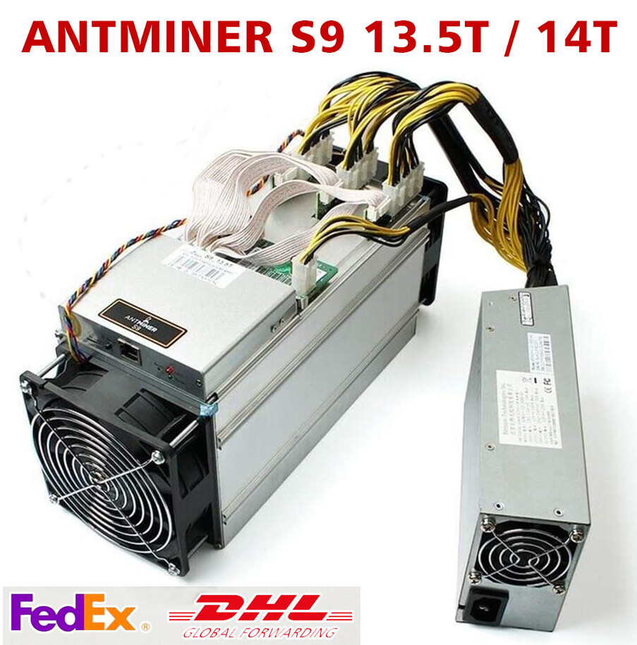 BTC BCH Bitcoin AntMiner S9 13.5T / S9i 15T w/1800W PSU Miner Power Supply  Nice | eBay