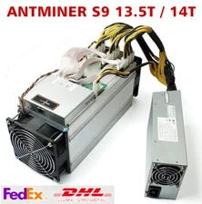 BTC BCH Bitcoin AntMiner S9 13.5T / S9i 15T w/1800W PSU Miner Power Supply Nice