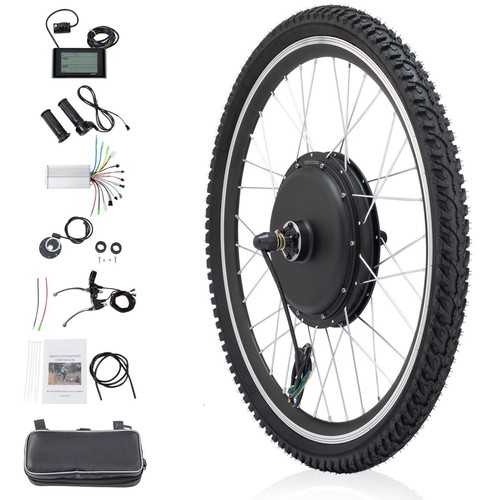 26in Electric Bicycle Conversion Kit Rear Wheel E-Bike Hub Motor 48V 1000W