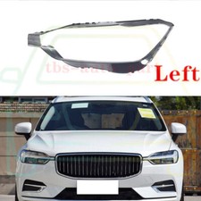 Left side Headlight Cover Clear Pc+Sealant Glue Fit For Volvo XC60 2018-2022 