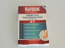 Athlete's Medicated Foot Soak, Bath for 5-in-1 Rapid Symptom , 12 Count, Pac...