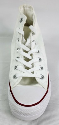 white converse high tops on feet