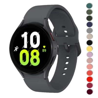 For Samsung Galaxy Watch Silicone Band 4 5 6 7 40/44/45mm Classic 42/43/46/47mm
