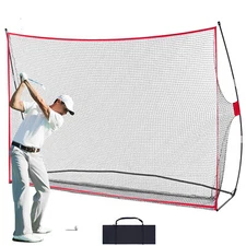 Uimoso 10x7ft Golf Practice Hitting Net Indoor Personal Driving Range Training
