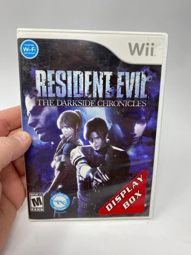 Nintendo Wii Game Resident Evil The Darkside Chronicles Display Box Only No Game