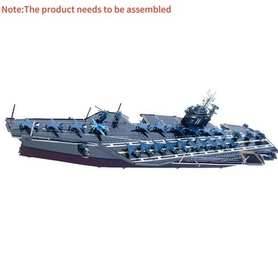 Metal 1/1500 Scale USS Roosevelt Aircraft Carrier CVN-71 Unassembled Model Toy