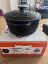 Le Creuset Topf 20 cm 2,4 L Flint Oyster Grau Neu OVP
