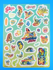 Lilo  Stitch Blue  Green Stickers Sheet