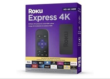 Roku Express 4K 2022 Streaming Media Player HD/4K/HDR Black New In Box Sealed