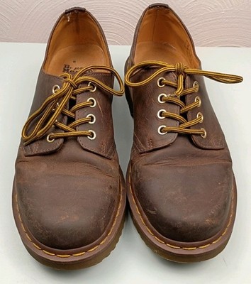 Dr. Martens 1561 Mens Brown Low Cut Shoes Sz 9 Heritage Chunky 