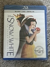 Snow White and the Seven Dwarfs Blu-ray DVD ,Disney Signature Brand New