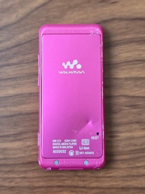 Sony Walkman NW-S13 4GB MP3 Digital Player Vivid Pink Tested