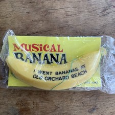 Musical Banana Harmonica "I Went Bananas At Old Orchard Beach" Mint In Box NICE