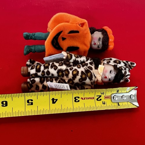 2003 McDonalds Madame Alexander Halloween Pumpkin and Leopard Costume Dolls 5” - Picture 11 of 11