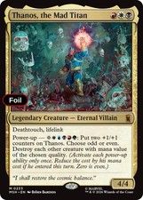 Thanos, the Mad Titan [Foil] #233 Prices | Magic Marvel Super