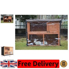 Multi-Model Compatible 48" Double Hutch Cover with Two Doors for Easy Access