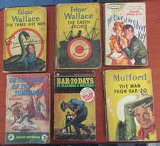 Job Lot vintage Edgar Wallace and other books
