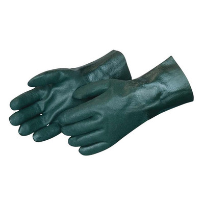 2733 PVC Coated Gloves, Double Dipped with Jersey Liner, 12'' Gauntlet Cuff, Chem