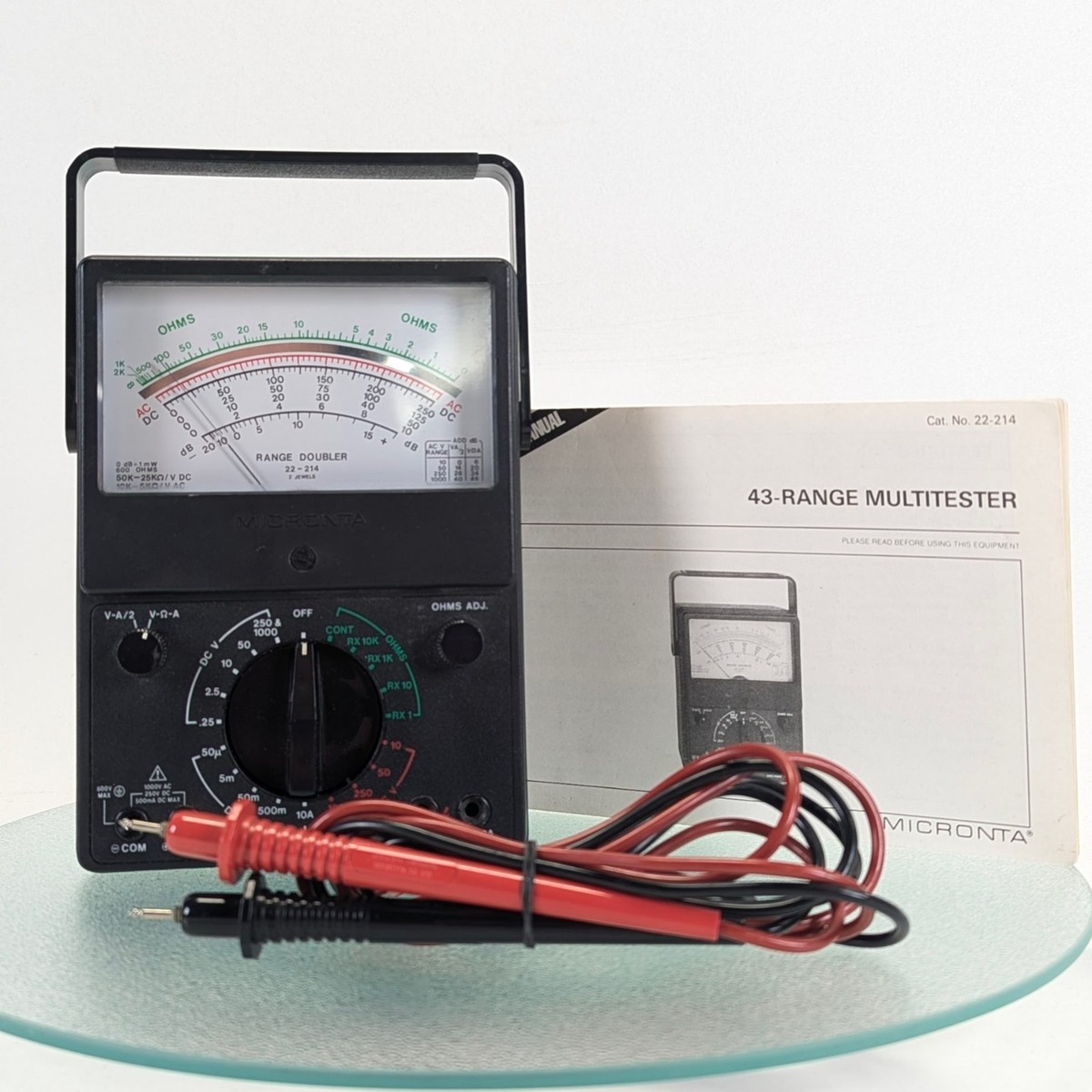 Vintage Micronta Analog 43 Range Multitester 22-214 RadioShack | eBay